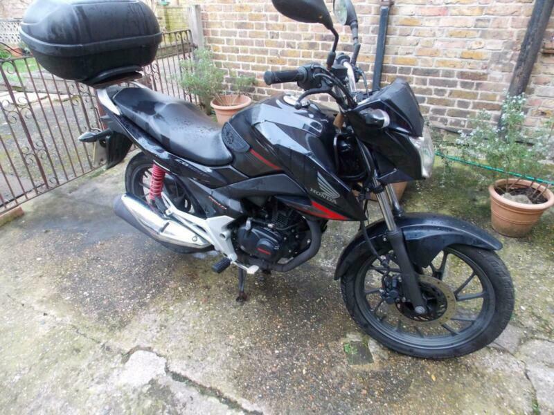 honda cb125f onyx blue metallic